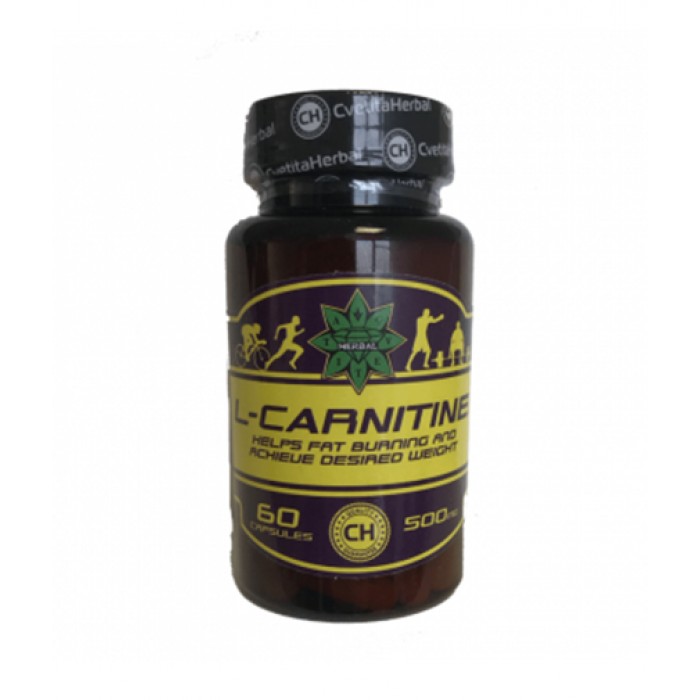 CVETITA HERBAL L-Carnitine 500mg / 60 Caps.​